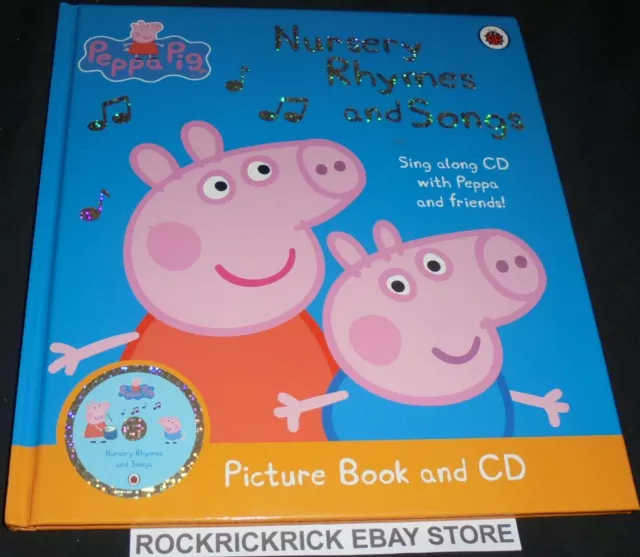 Peppa Pig Nursery Rhymes And Songs Book Hardcover 21Cm X 23Cm (Missing Cd)