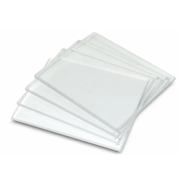 Klare Acryl Perspex® Kunststoffplatten/5"" x 5"" quadratisch/1,5 mm bis 25 mm Dicke 2