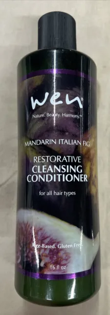 Wen Restorative Cleansing Conditioner Shampoo 16oz MANDARIN ITALIAN FIG  NO PUMP