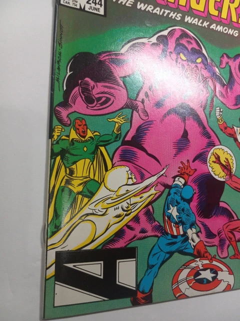Vintage The Mighty Avengers # 244 ( 1984, Marvel Comics MCU) High Grade + 3