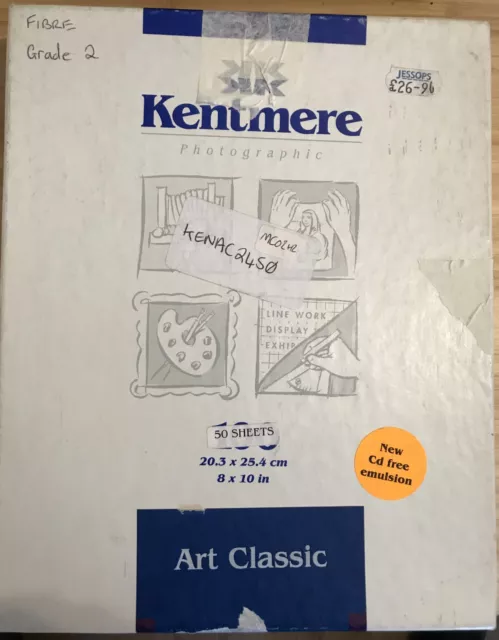 Kentmere Art Classic photographic paper 8x10 50 sheets