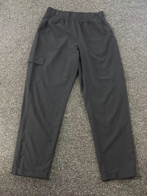 Apana Cargo Athletic Pants Ladies Medium Black Loose Fit Outdoor Work Out Gym 2