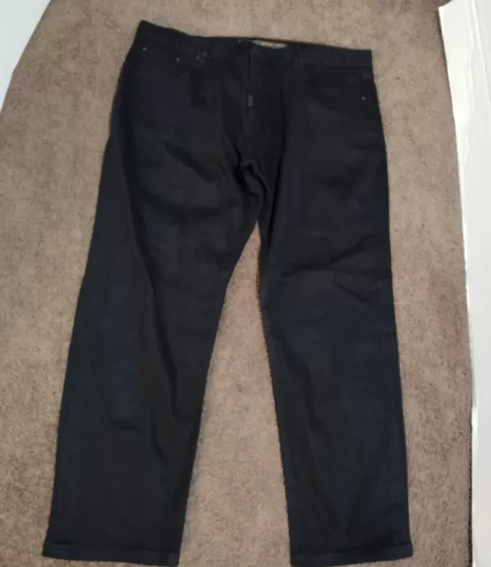 LRG Lifted Research Group Jeans Size 44x32 Mens Black Straight Fit Cotton Denim