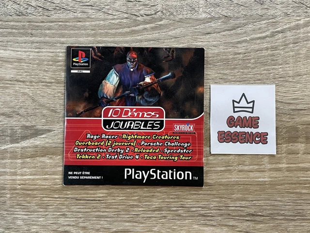 Demo PS1 Joypad 01 - Rage Racer, Tekken, Destruction Derby 2... Promo Vintage