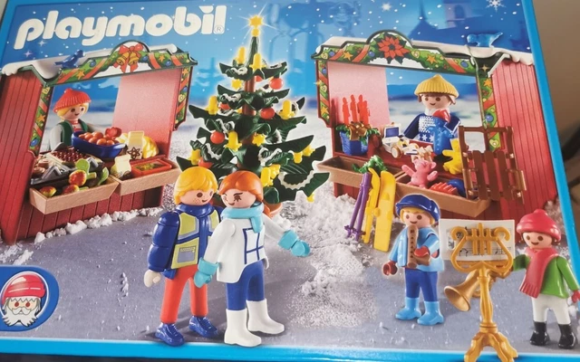 PLAYMOBIL NAVIDAD NAVIDAD 4891 puestos de mercado regalos niños