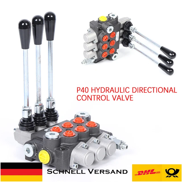 Handsteuerventil 40L 1-fach Doppeltwirkend - HT24