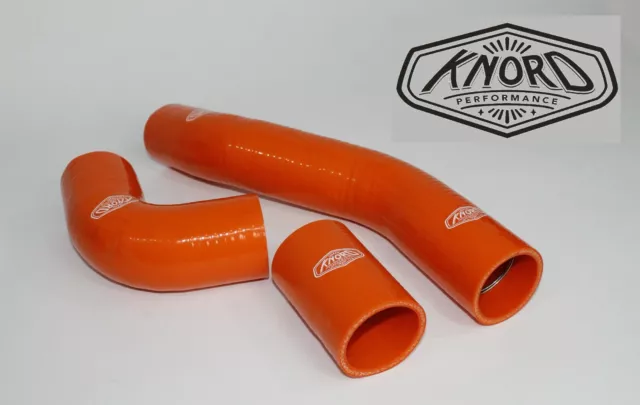 Orange Land Rover Defender Discovery 300Tdi Silicone Intercooler Boost Hoses