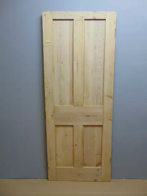 Door Reclaimed Pine Victorian 4 Panel Internal 29 1/2" x 75 " Door  ref 235D