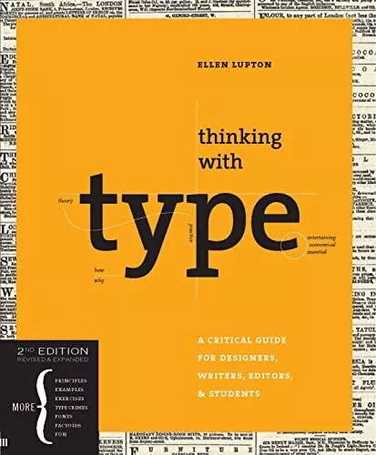 Thinking With Type 2nd Ed: A Critical Guide for De... by Lupton, Ellen Paperback