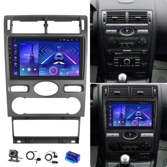 DAB+ OBD2 Autoradio für Ford Mondeo 2004-2007 Hatchback 32G Android 13 GPS + Kam