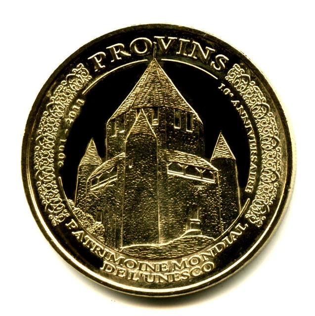 77 PROVINS Patrimoine mondial de l'Unesco, 2011, Monnaie de Paris
