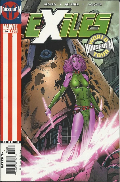 Exiles Comic 70 Cover A First Print 2005 Tony Bedard Paul Pelletier Magyar .