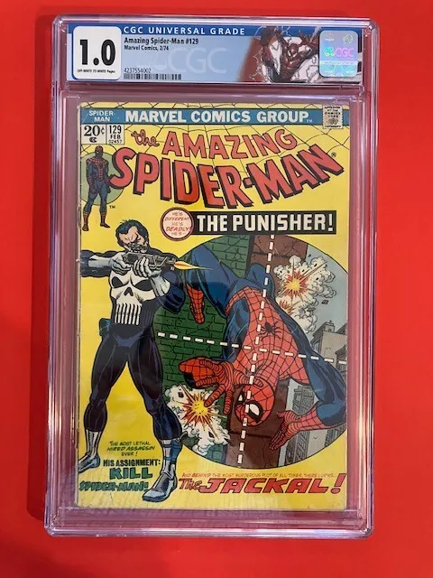 Amazing Spider-Man #129 CGC 1.0 Just Graded and Back from CGC! Custom Case!
