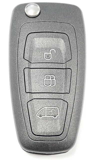 RFC 3-Button Flip Key Case For Ford Fiesta MK7 Remote 2017-2021 HU101 Blade