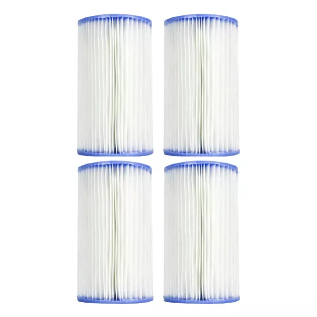 Intex Easy Set Swimming Pool Type A or C Filter Replacement Cartridges (4 Pack)