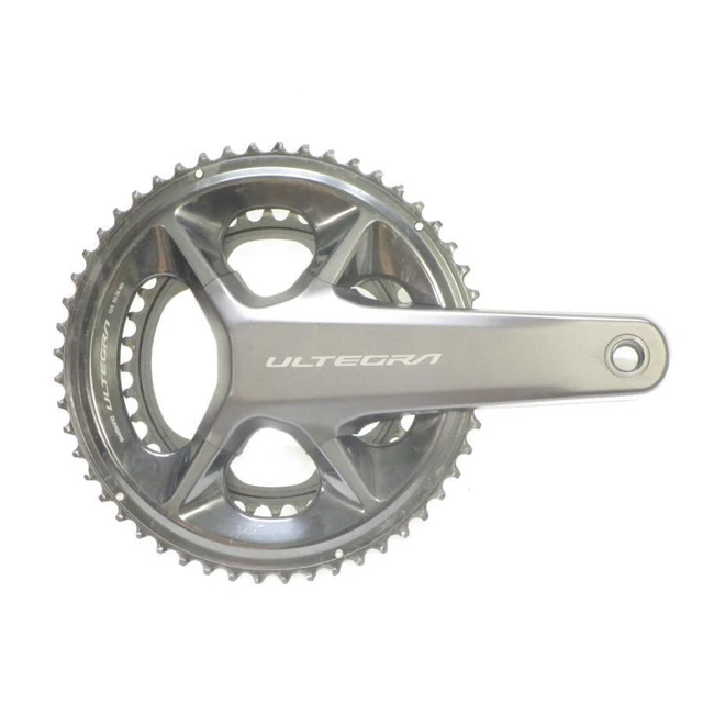 Pédalier Shimano Ultegra FC-R8100 2x12 Vitesses – 50-34 Dents, 175 Mm, Hollowtech II, Couleur Gris