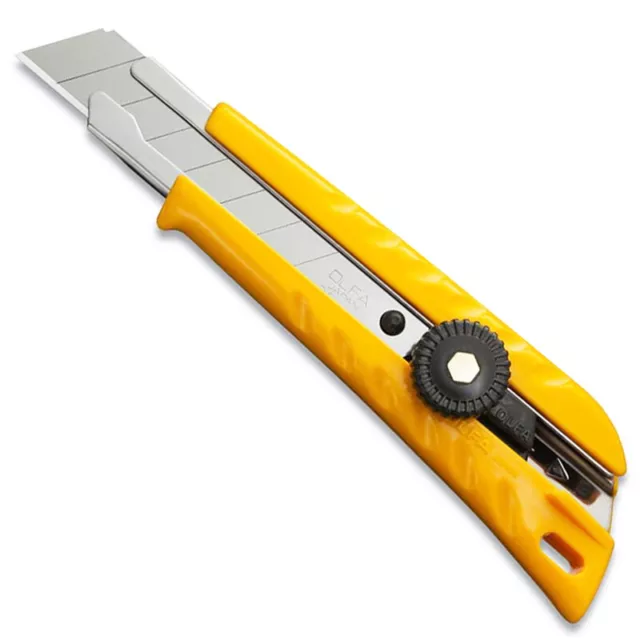 OLFA 18mm L-Shape Utility Knife or Snap Off Box Cutter with Screw Lock - 11B