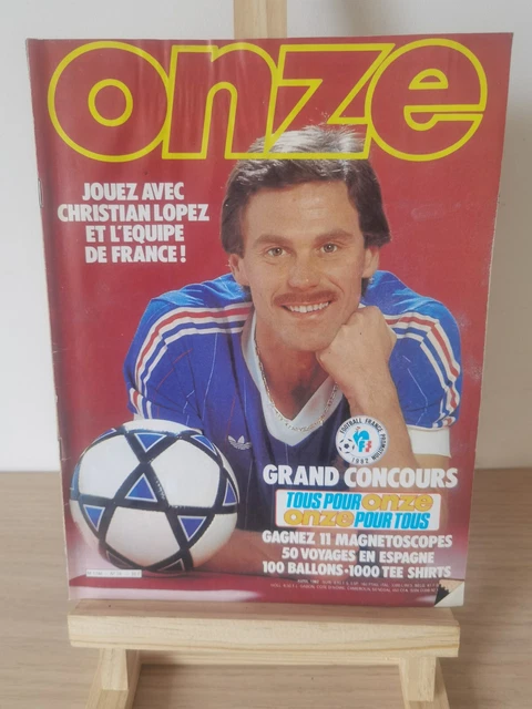 MAGAZINE ONZE FOOTBALL n°72 de 1981; La France et la coupe du monde/ Top 11 joue EUR 7,50 - FR