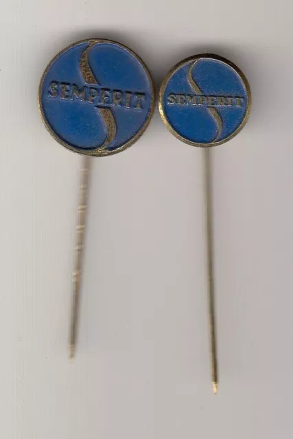 PIN 2 pins bagde ansteckandel SEMPERIT TYRES car tire auto automobilia