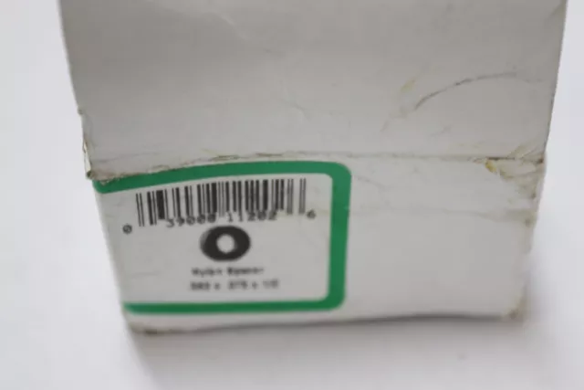 (10-Pk) Natural Nylon Spacer White 0.562" x .375" x 1/2" 409904