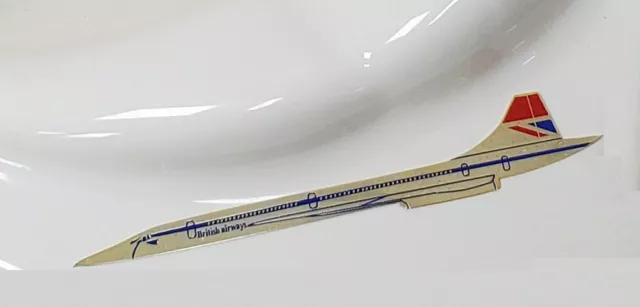 British Airways Concorde Gold Letter Opener Super Sonic Plane Air Port Craft Old