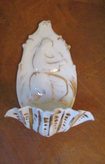 ② Statue de Jésus ancienne statue de Jésus porcelaine 18cm1850 - Antiquités | Objets religieux