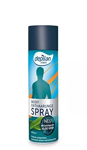 Depilan For Men Body Enthaarungsspray / Enthaarungscreme zum Aufsprühen für d...