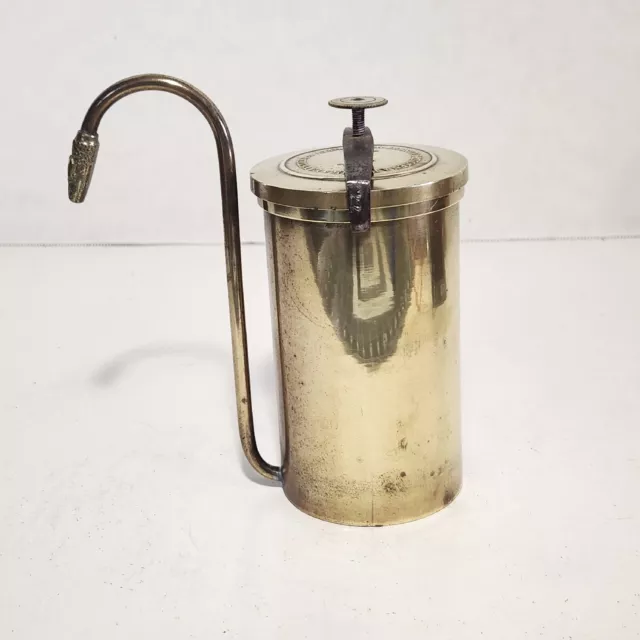Antique French Pressure Coffee Maker Brass 19th Century Alexandre Lebrun Rare