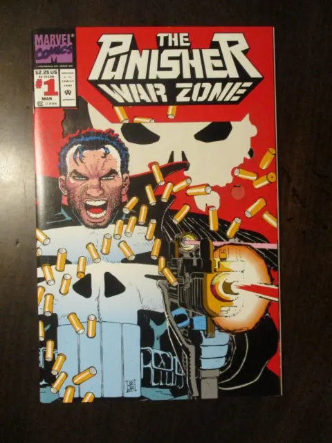 Punisher War Zone #1 March 1992 Nm Near Mint 9.6 Marvel Comics John Romita Jr