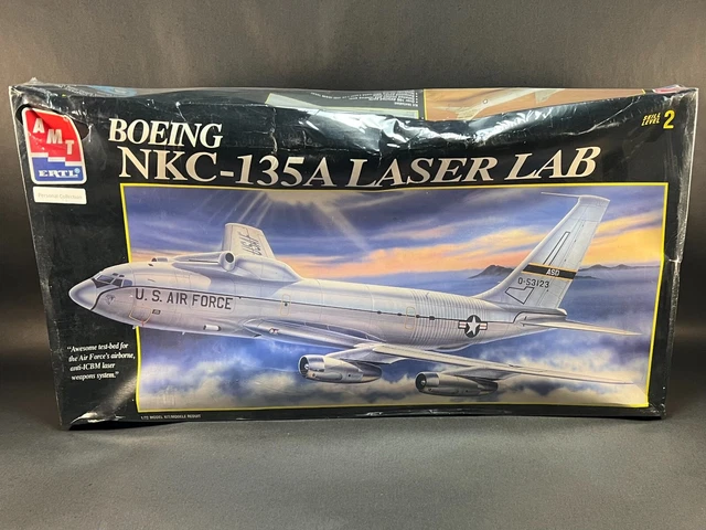 AMT ERTL MODELLBAUSATZ 8958 1:72 Maßstab Boeing NKC-135A Laserlabor EUR ...