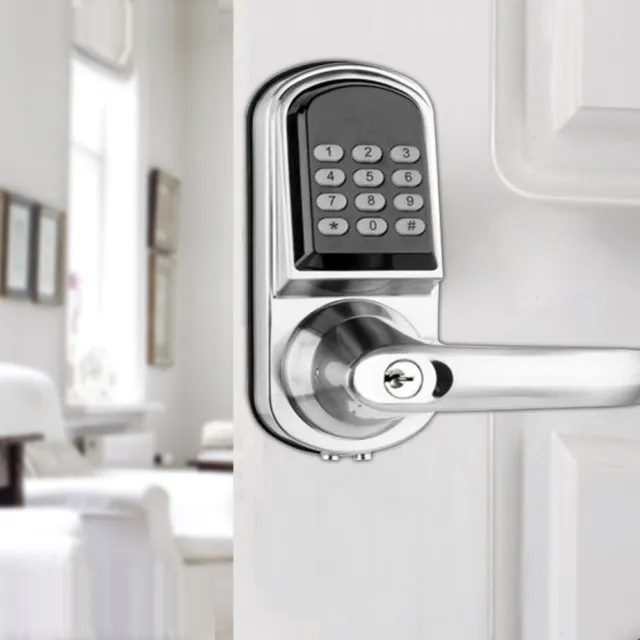 NEW Right Handle Smart Keyless Touch Password Security Entry Door Lock +Card Kit
