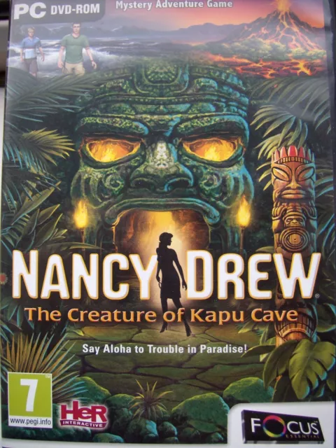 Nancy Drew---La Creatura Della Grotta Kapu---Oggetto Nascosto---Pc Cd---Nuovo Di Zecca