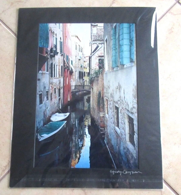 Campbell Photographer Venice Canal Photo  Photography Print Art Wall Decor