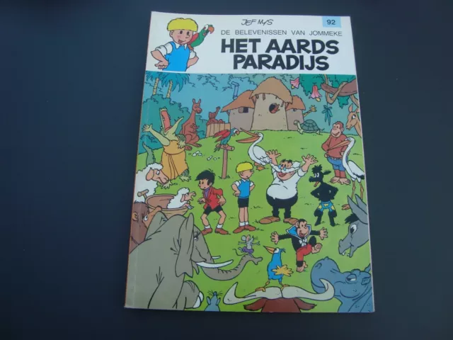 Jommeke Strip / Comics Folge 92  " Het Aards Paradijs " Jef Nys