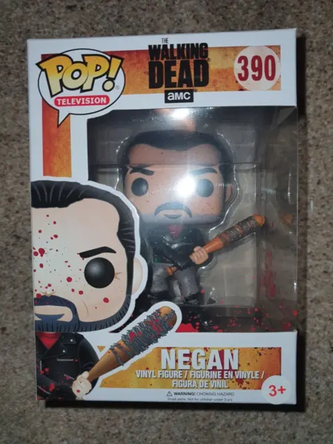 Bloody Negan The Walking Dead Vinyl Figure Funko Pop TV Nr. 390 NEU