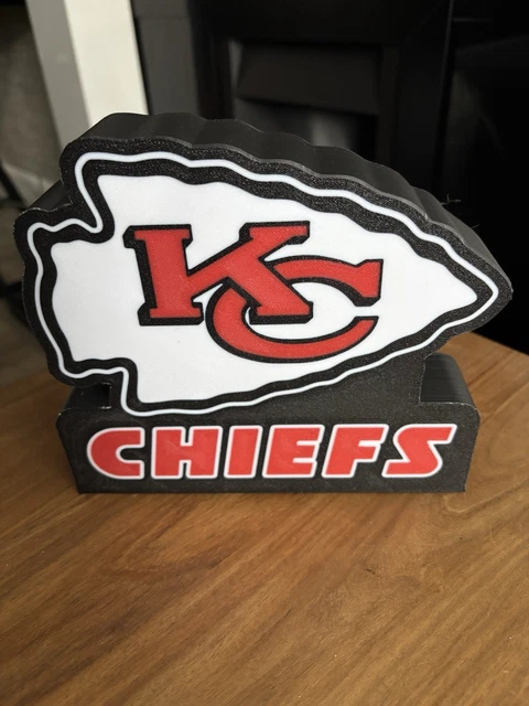 CHIEFS GIFT LIGHT Box 3d Printed USB Powered Night Light for Home Decor ...