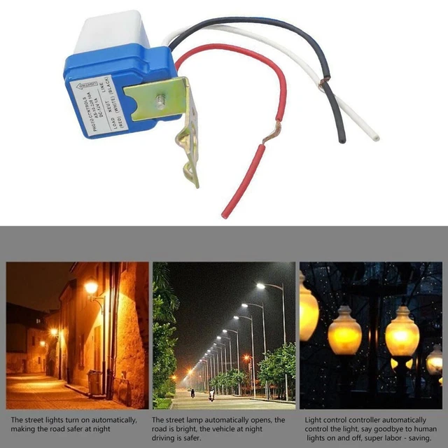 Lumière Contrôle Interrupteur Route Lumière Capteur Interrupteur 100-240V 10A