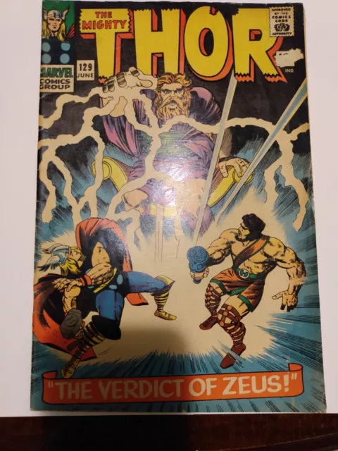 The Mighty Thor: Vol. 1, #129 June 1966