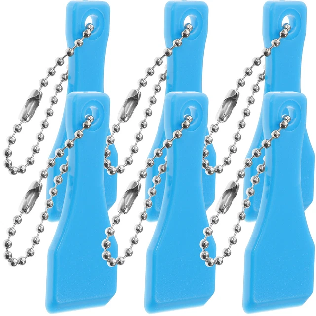 10 piezas Herramienta de raspado Raspador de cocina de plástico Raspador para lotería Blue