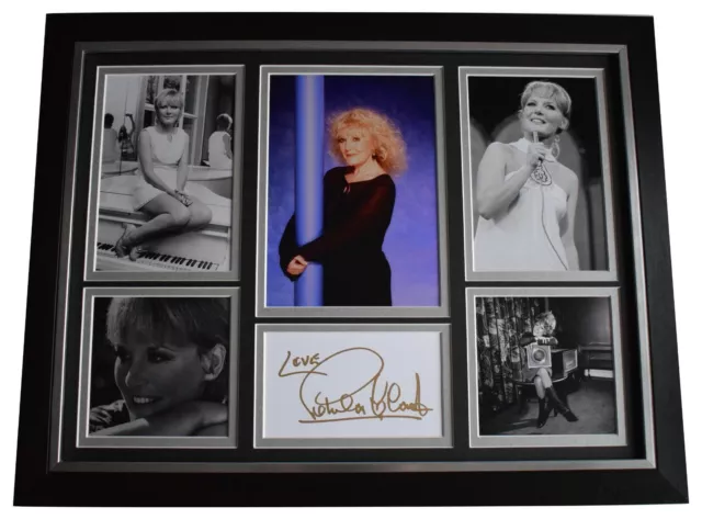 Petula Clark Signed Framed Autograph 16x12 photo display Music AFTAL & COA