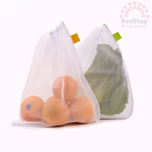 100% Genuine! D.LINE Appetito Eco Mesh Reusable Produce Bags Pack of 5!