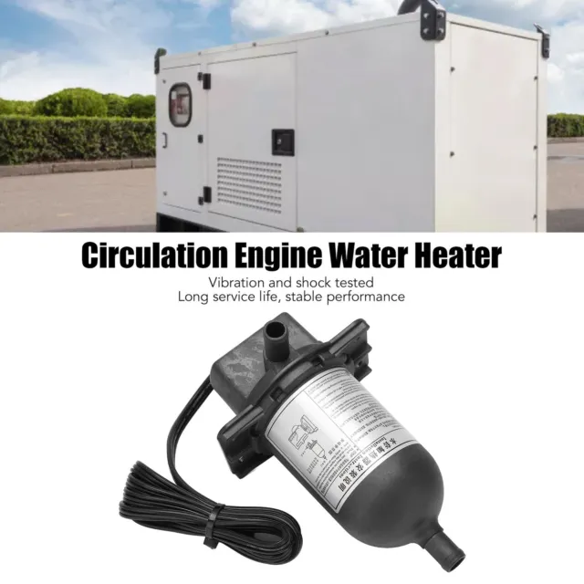 Engine Water Jacket Heater 1500W SelfCirculation Diesel Generator Coolant Heater