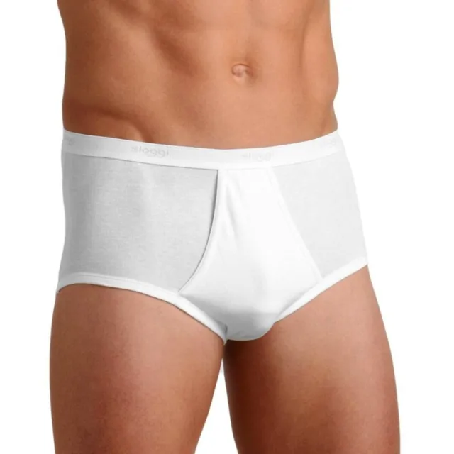 4 Mens Briefs sloggi Basic Maxi IN Soft Cotton with Opening Art.