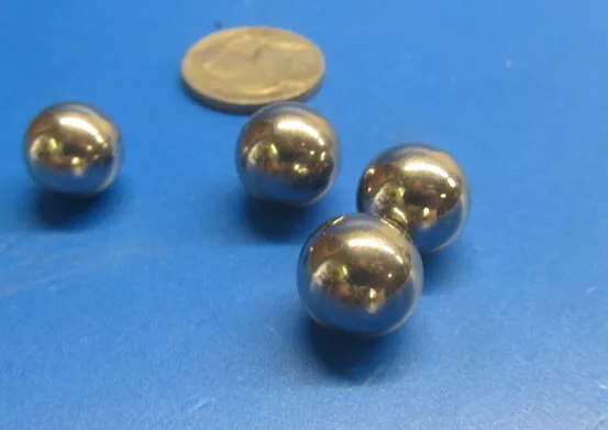 Carbon Steel Ball 1/2" (+/-0.005") Dia, 100 Pc