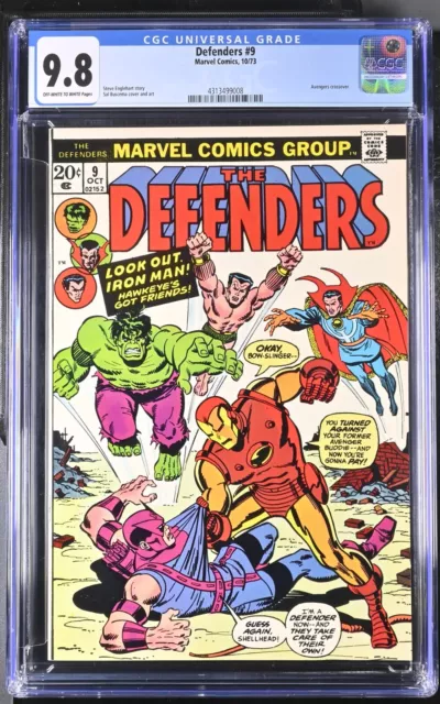 Defenders #9 - Cgc 9.8 - Ow/Wp - Nm/Mt - Avengers Crossover