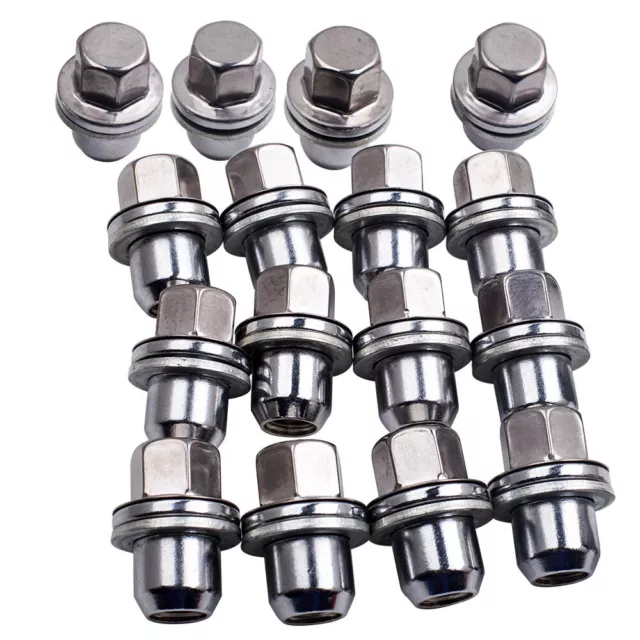 16x Alloy Wheel Nuts Bolts For Land Rover Discovery 3 & 4 5 Range Rover Sport