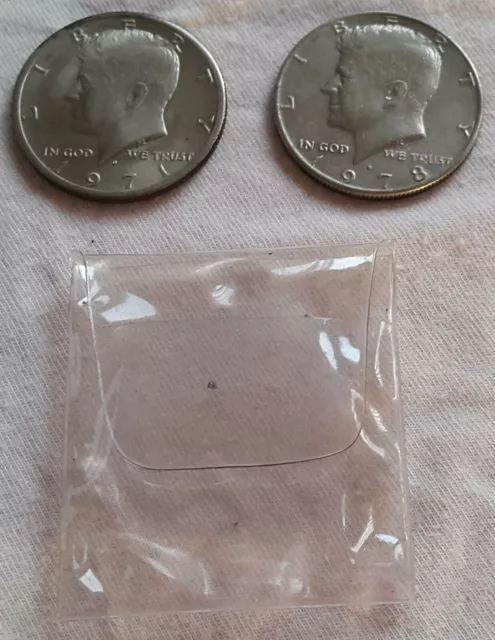 SPARTIPP: 2x Half Dollar 50 Cent Münzen JFK Kennedy USA 1971 und 1978