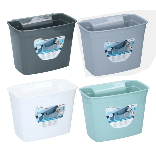 HANGING KITCHEN WASTE Bin Fit On Door Food Scraps Veg Peeling