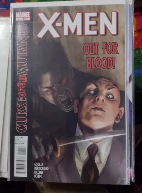 X MEN # 11  2011 Marvel  CURSE OF THE MUTANTS  OUT FOR BLOOD