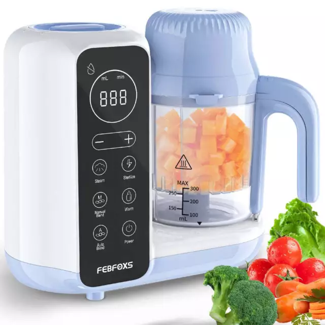 Baby Food Maker, Multi-Function Baby Food Processor, Steamer Puree Blender, Auto